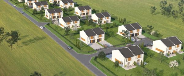 Nowe domy jednorodzinne w Janczewie – budowa stan deweloperski